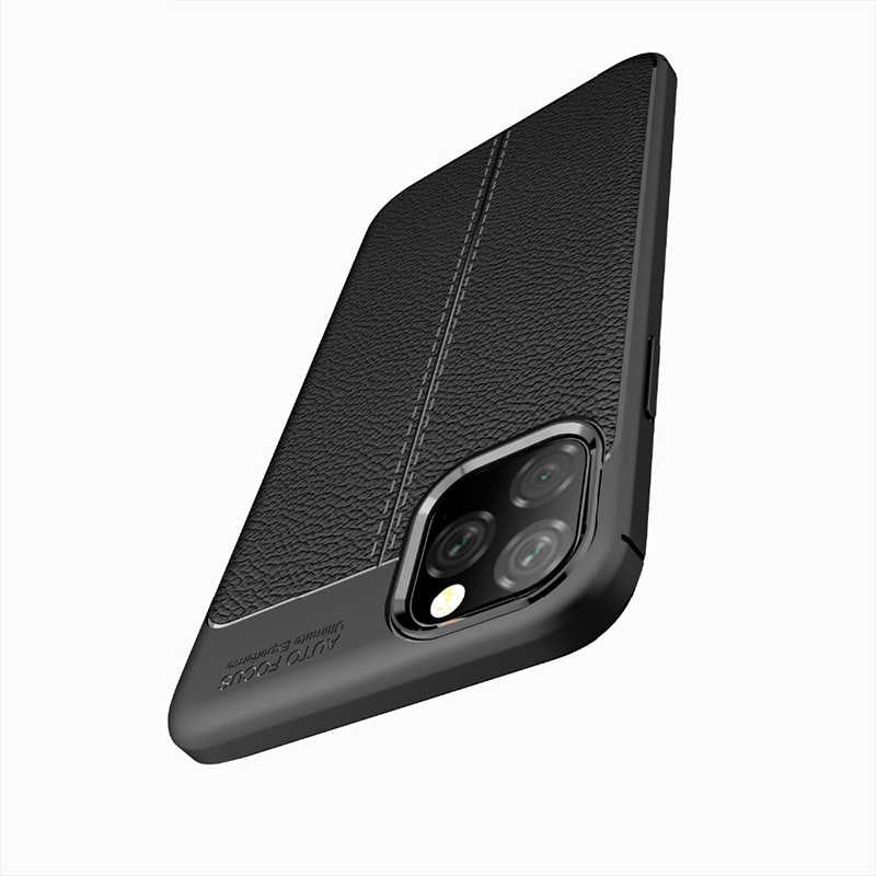Apple iPhone 11 Pro Kılıf Zore Niss Silikon Kapak Siyah
