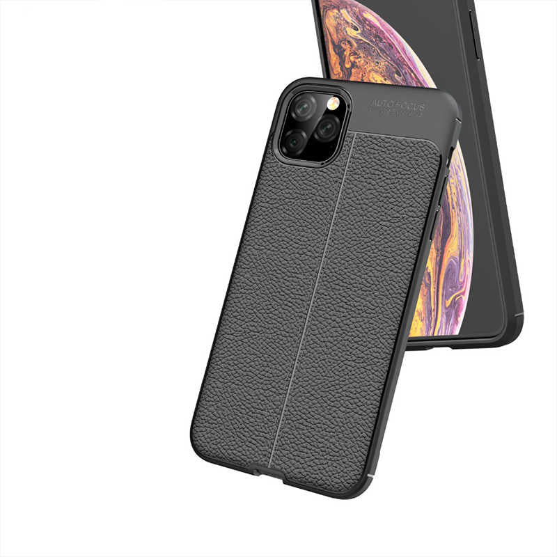 Apple iPhone 11 Pro Kılıf Zore Niss Silikon Kapak Siyah