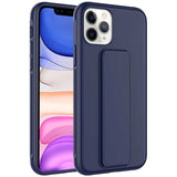 Apple iPhone 11 Pro Kılıf Zore Qstand Kapak Lacivert