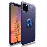 Apple iPhone 11 Pro Kılıf Zore Ravel Silikon Kapak Siyah-Kırmızı