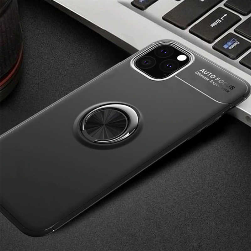Apple iPhone 11 Pro Kılıf Zore Ravel Silikon Kapak Siyah