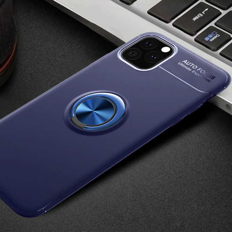 Apple iPhone 11 Pro Kılıf Zore Ravel Silikon Kapak Mavi