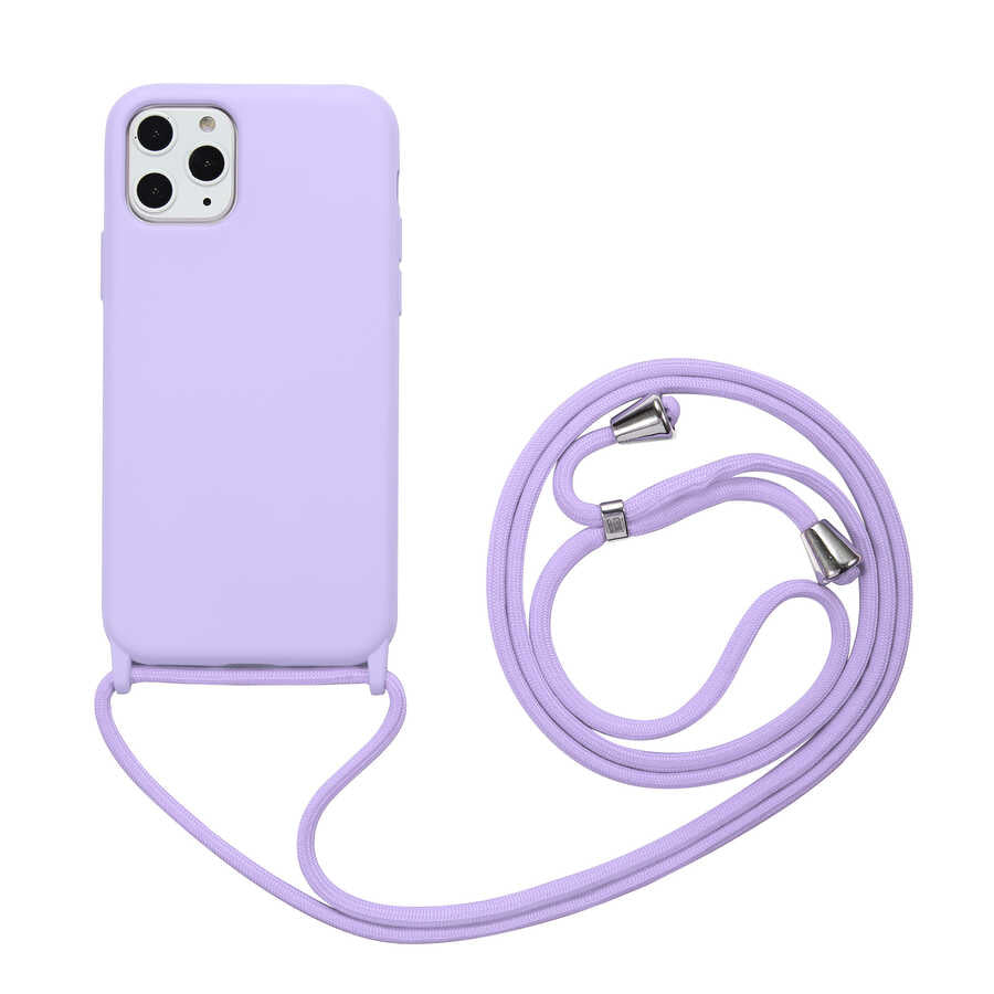 Apple iPhone 11 Pro Kılıf Zore Ropi Kapak Mor