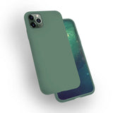 Apple iPhone 11 Pro Kılıf Zore Silk Silikon Lacivert