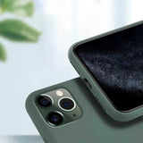Apple iPhone 11 Pro Kılıf Zore Silk Silikon Lacivert