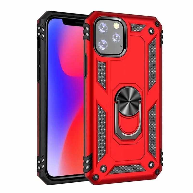 Apple iPhone 11 Pro Kılıf Zore Vega Kapak Kırmızı
