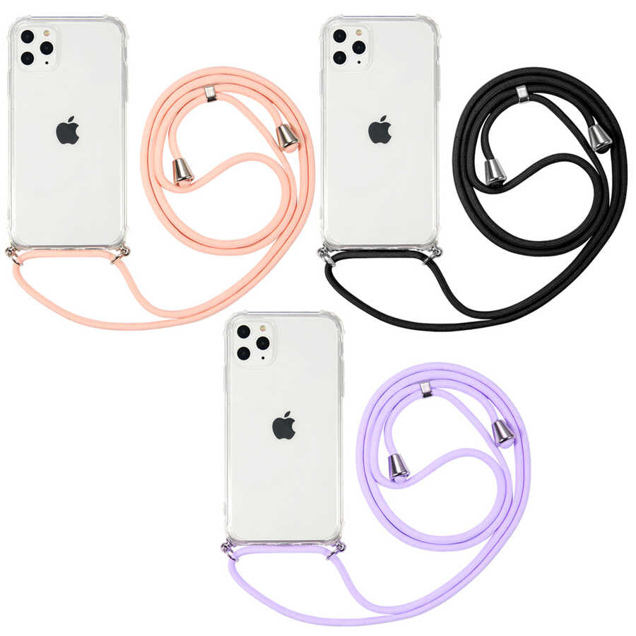 Apple iPhone 11 Pro Kılıf Zore X-Rop Kapak Renksiz