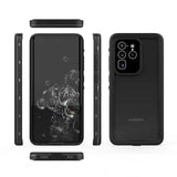 Galaxy S20 Ultra Kılıf 1-1 Su Geçirmez Kılıf Siyah