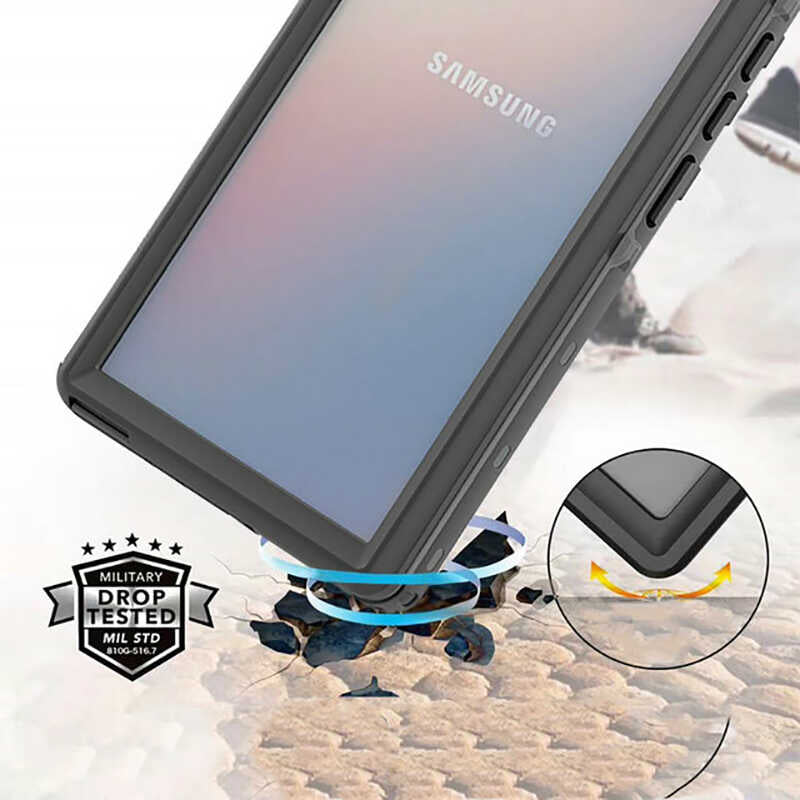 Galaxy S20 Ultra Kılıf 1-1 Su Geçirmez Kılıf Siyah