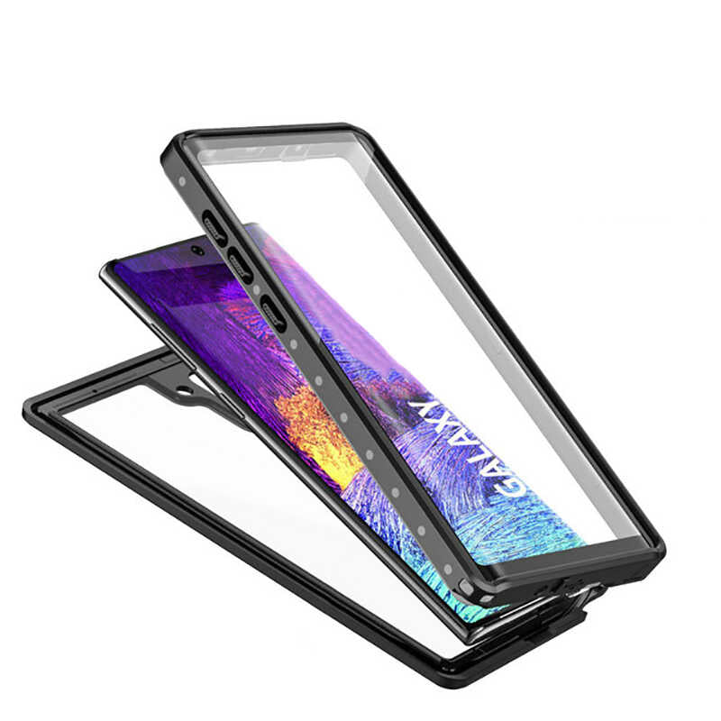 Galaxy S20 Ultra Kılıf 1-1 Su Geçirmez Kılıf Siyah