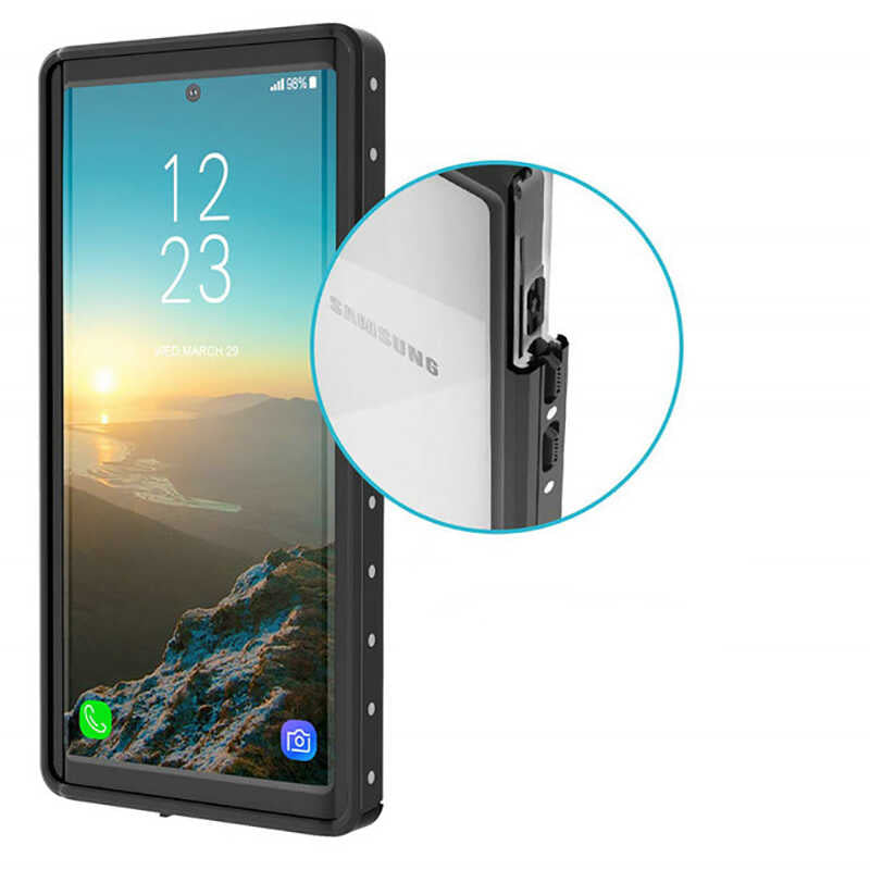 Galaxy S20 Ultra Kılıf 1-1 Su Geçirmez Kılıf Siyah