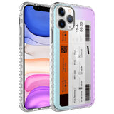 Apple iPhone 11 Pro Max Kılıf Airbag Kenarlı Renkli Desenli Silikon Zore Elegans Kapak NO4