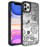 Apple iPhone 11 Pro Max Kılıf Aynalı Desenli Kamera Korumalı Parlak Zore Mirror Kapak Seyahat