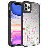 Apple iPhone 11 Pro Max Kılıf Aynalı Desenli Kamera Korumalı Parlak Zore Mirror Kapak Kalp