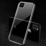 Apple iPhone 11 Pro Max Kılıf Zore Süper Silikon Kapak Renksiz