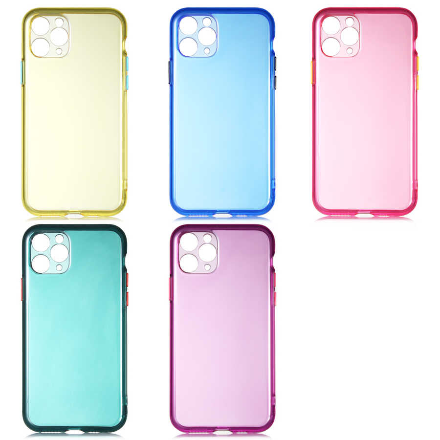 Apple iPhone 11 Pro Max Kılıf Zore Bistro Kapak Mor