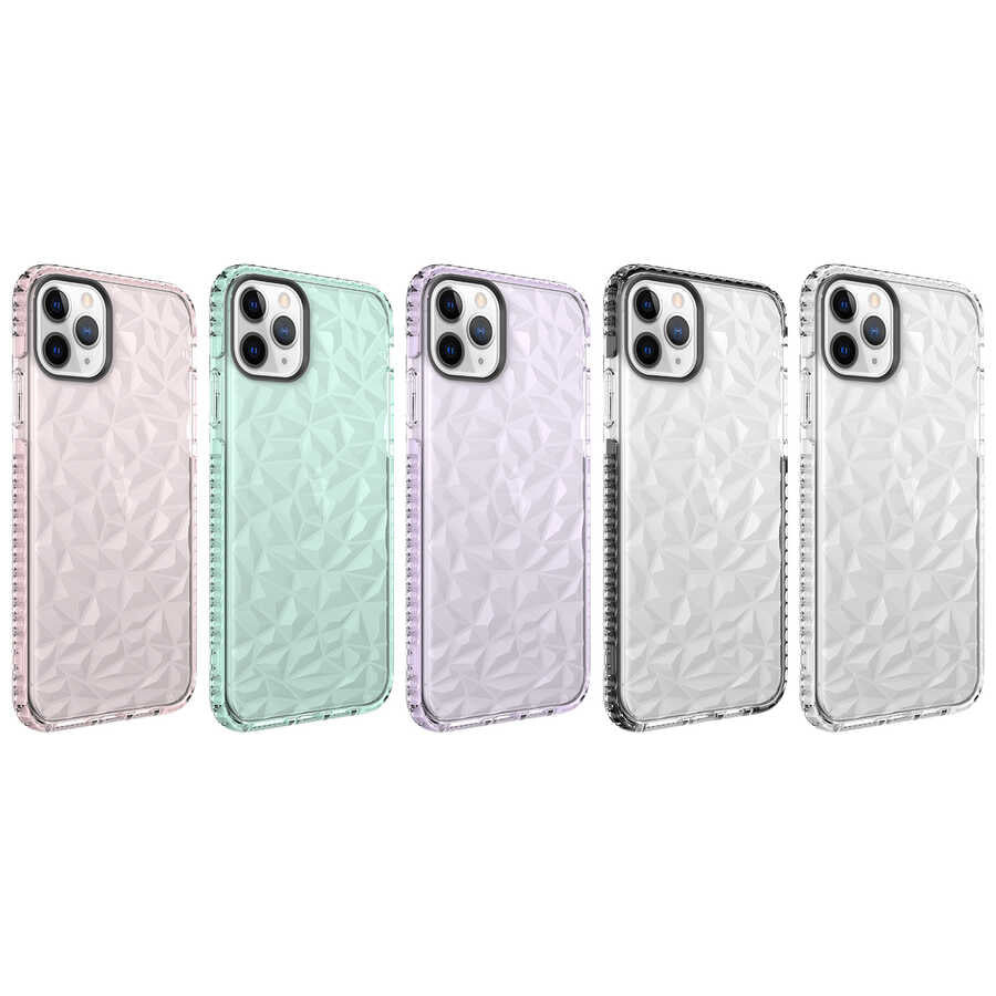 Apple iPhone 11 Pro Max Kılıf Zore Buzz Kapak Mor