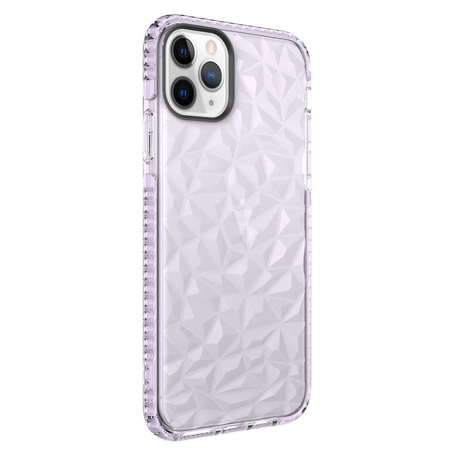 Apple iPhone 11 Pro Max Kılıf Zore Buzz Kapak Mor