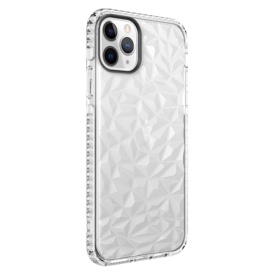 Apple iPhone 11 Pro Max Kılıf Zore Buzz Kapak Beyaz