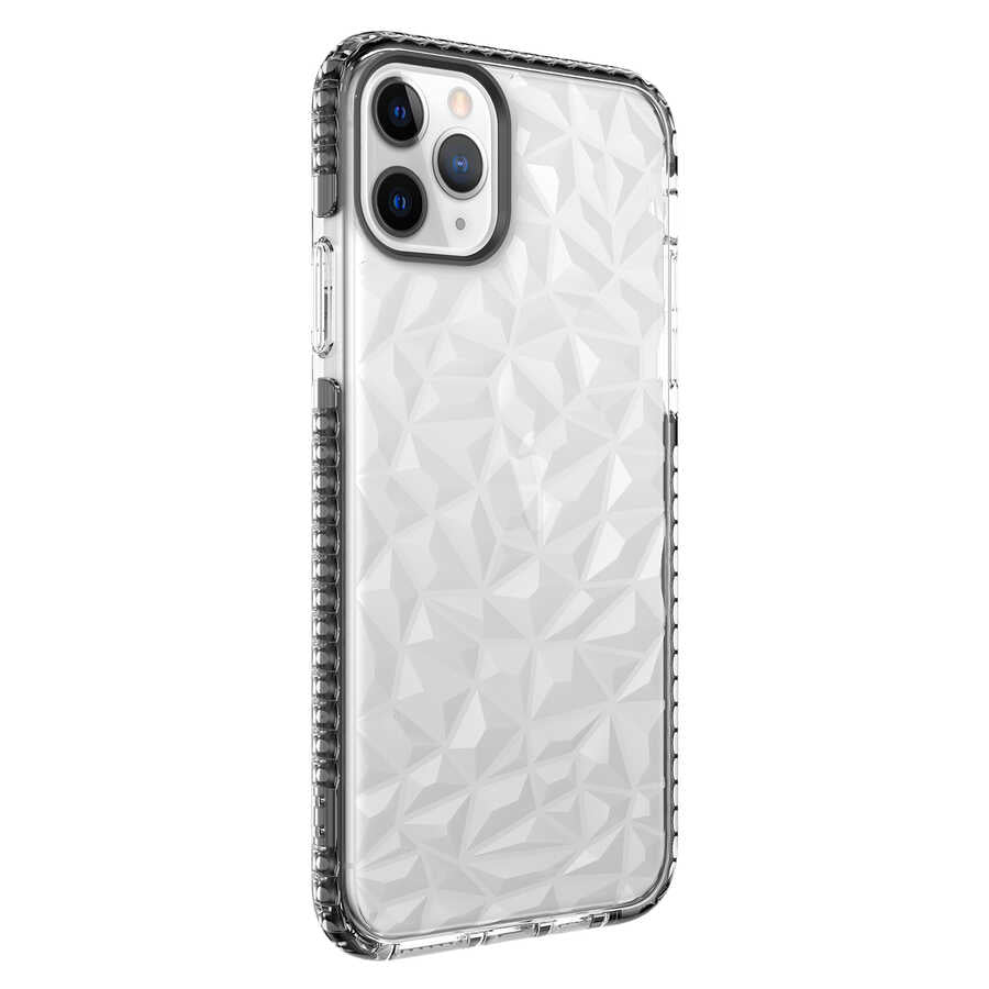 Apple iPhone 11 Pro Max Kılıf Zore Buzz Kapak Siyah