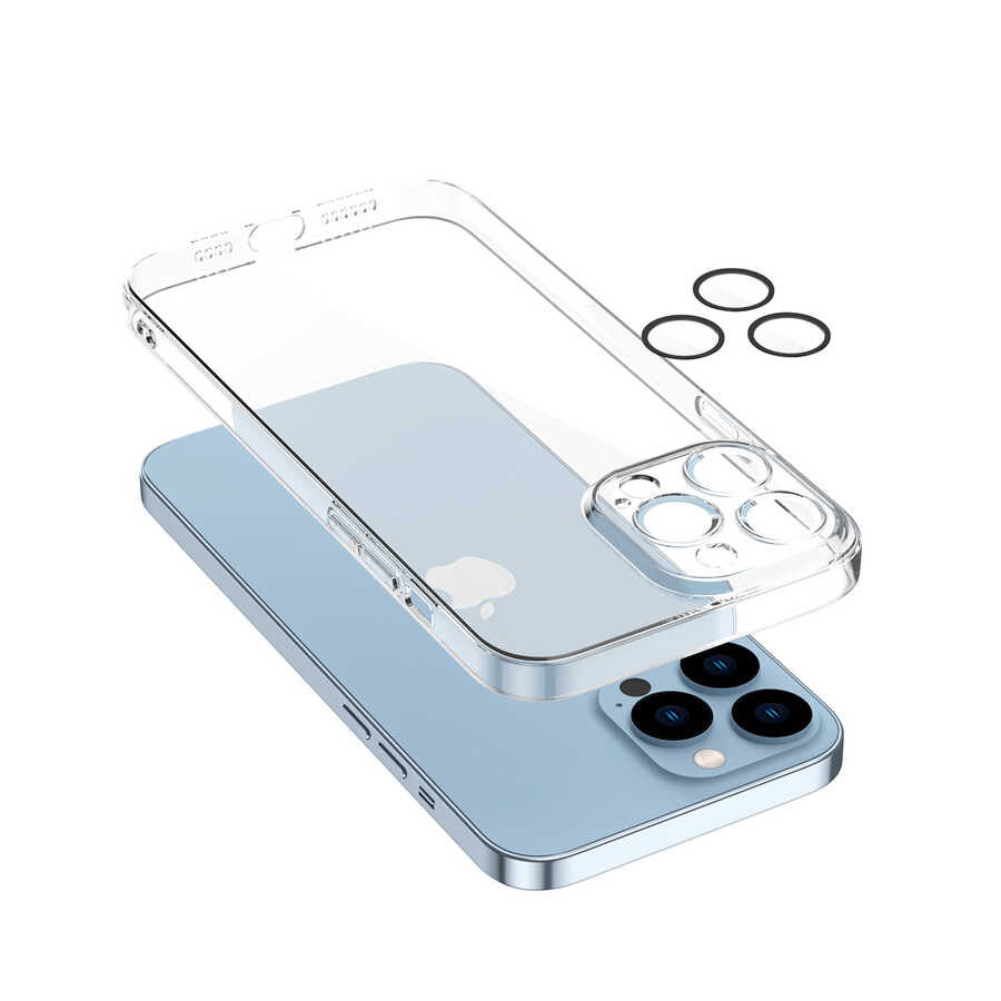 Apple iPhone 11 Pro Max Kılıf Zore Fizy Kapak Renksiz