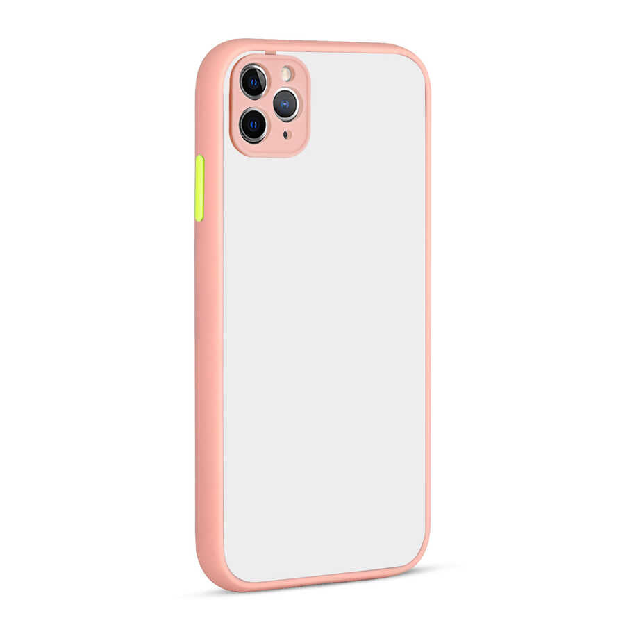 Apple iPhone 11 Pro Max Kılıf Zore Hux Kapak Pembe