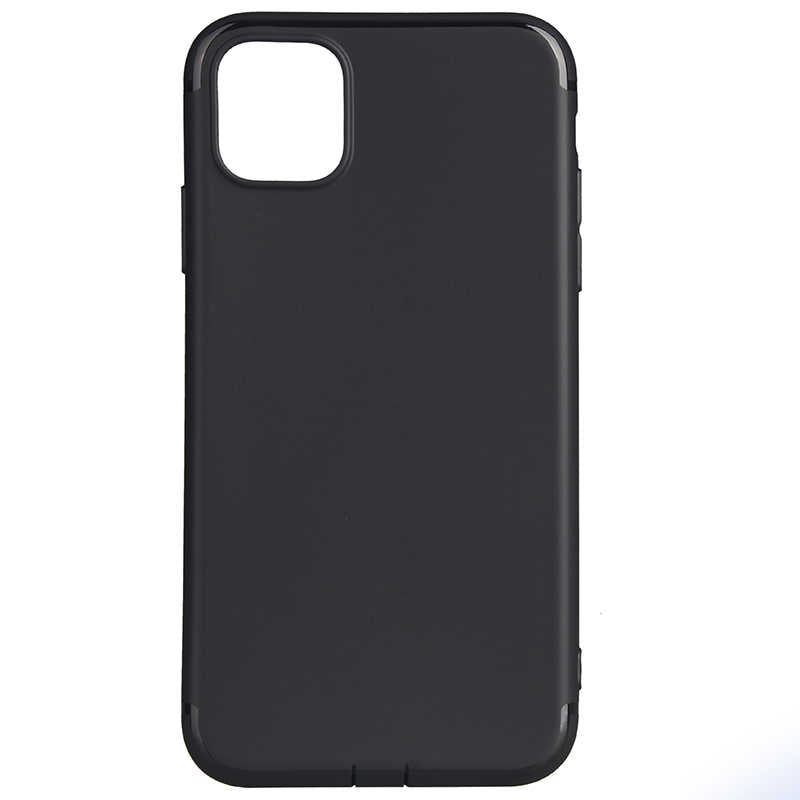 Apple iPhone 11 Pro Max Kılıf Zore İmax Silikon Siyah