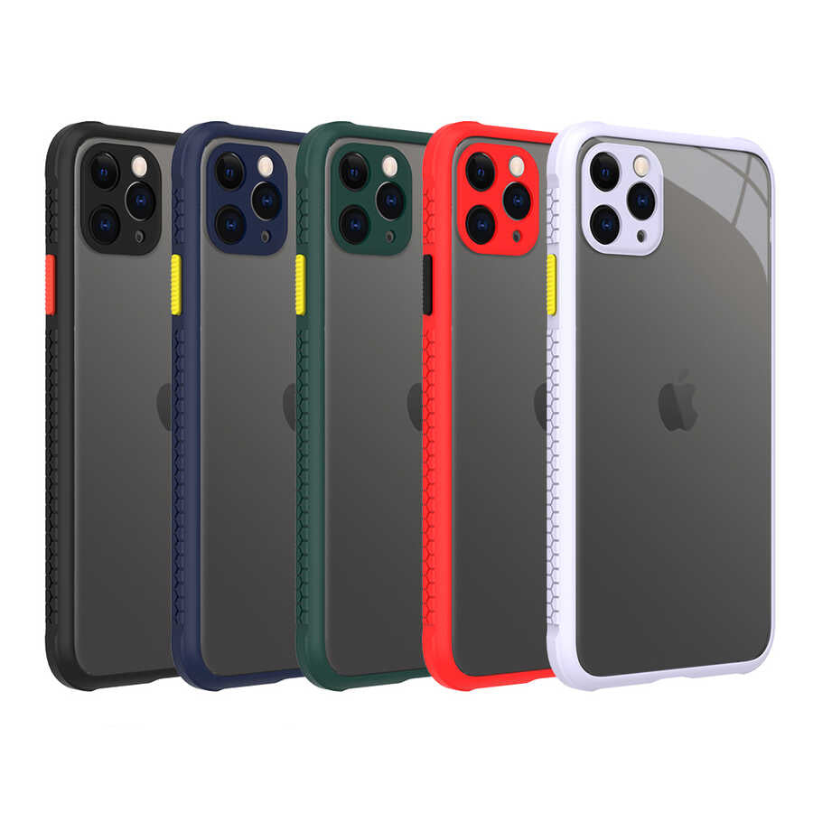 Apple iPhone 11 Pro Max Kılıf Zore Kaff Kapak Siyah