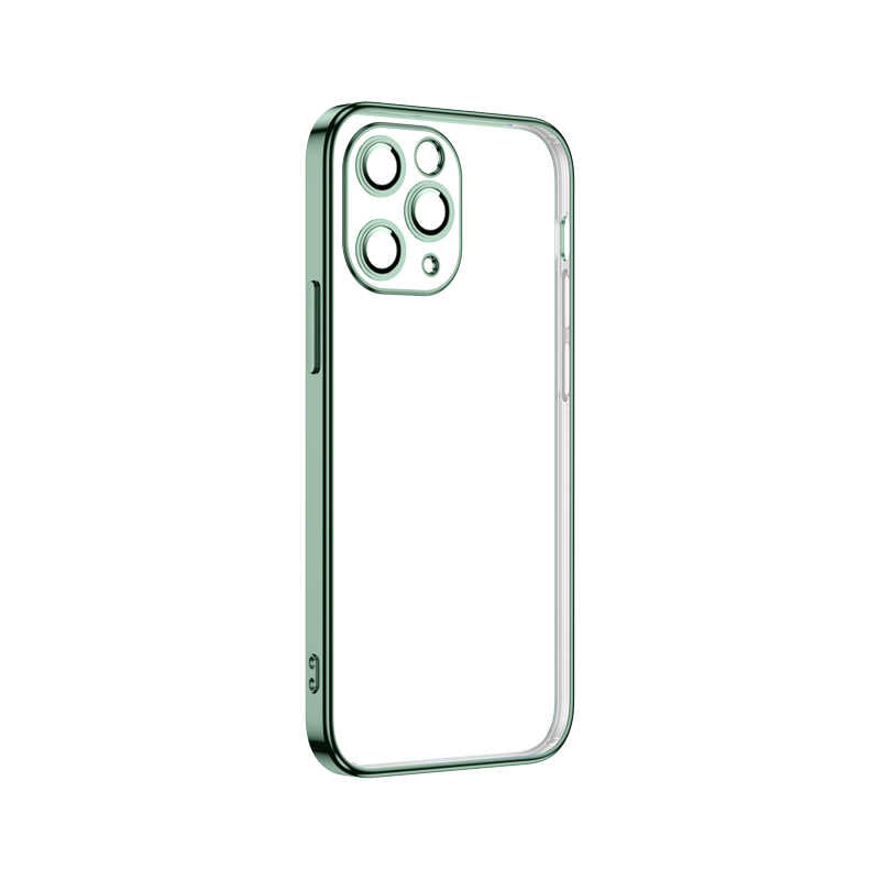 Apple iPhone 11 Pro Max Kılıf Zore Krep Kapak Yeşil