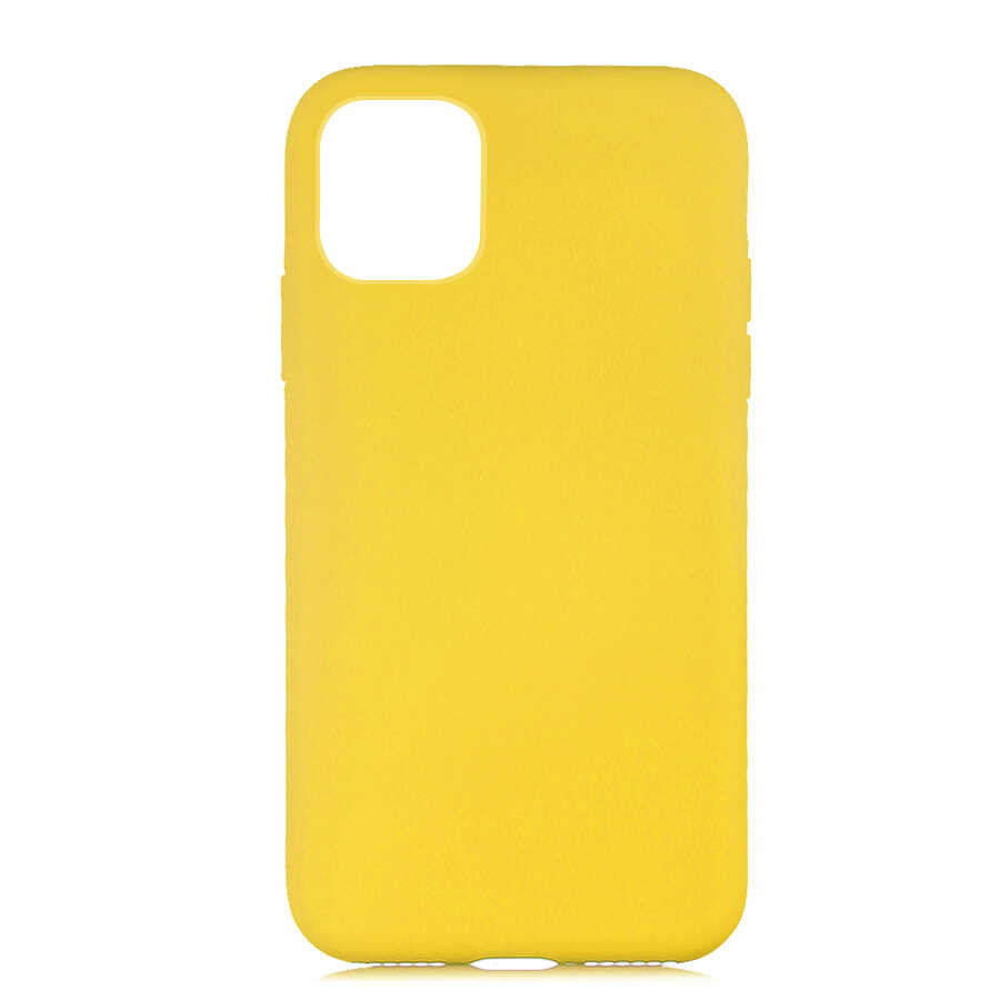 Apple iPhone 11 Pro Max Kılıf Zore LSR Lansman Kapak Sarı