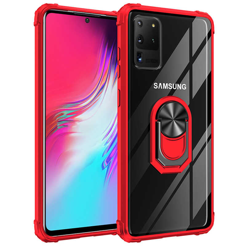 Galaxy S20 Ultra Kılıf Zore Mola Kapak Kırmızı