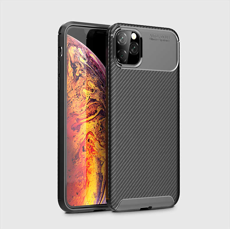 Apple iPhone 11 Pro Max Kılıf Zore Negro Silikon Kapak Lacivert