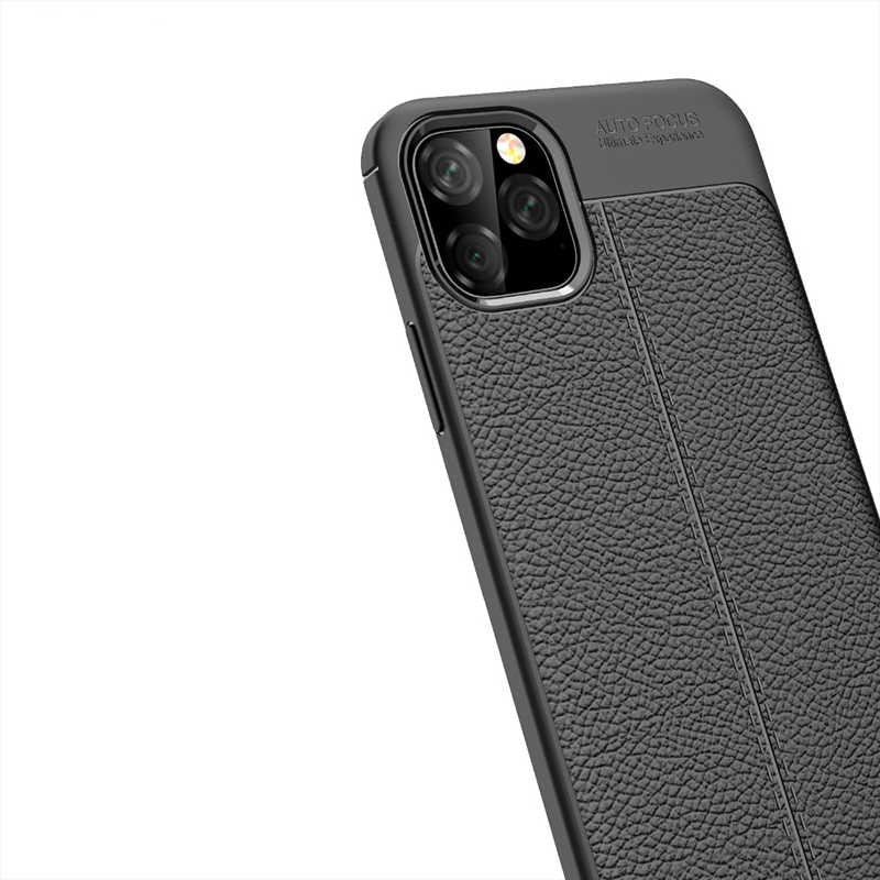Apple iPhone 11 Pro Max Kılıf Zore Niss Silikon Kapak Lacivert