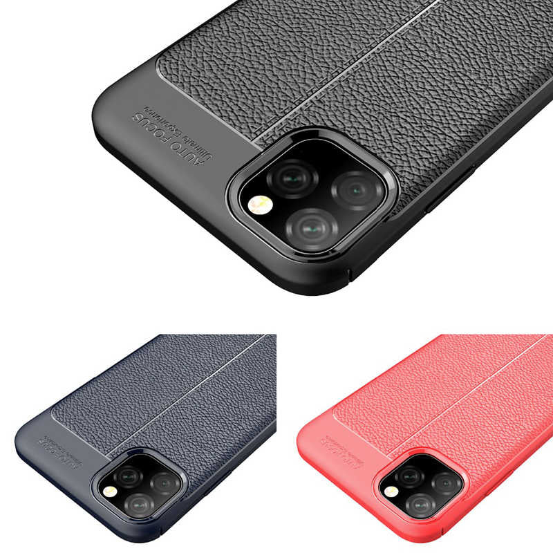Apple iPhone 11 Pro Max Kılıf Zore Niss Silikon Kapak Kırmızı