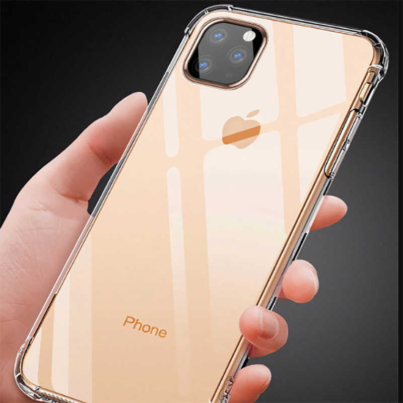 Apple iPhone 11 Pro Max Kılıf Zore Nitro Anti Shock Silikon Renksiz