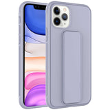 Apple iPhone 11 Pro Max Kılıf Zore Qstand Kapak Gri