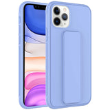 Apple iPhone 11 Pro Max Kılıf Zore Qstand Kapak Lila