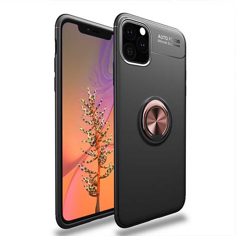 Apple iPhone 11 Pro Max Kılıf Zore Ravel Silikon Kapak Siyah