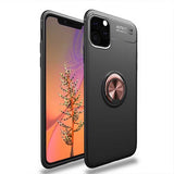 Apple iPhone 11 Pro Max Kılıf Zore Ravel Silikon Kapak Siyah-Kırmızı