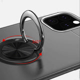 Apple iPhone 11 Pro Max Kılıf Zore Ravel Silikon Kapak Siyah-Mavi