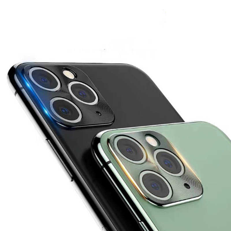 Apple iPhone 11 Pro Max Zore Metal Kamera Koruyucu Yeşil