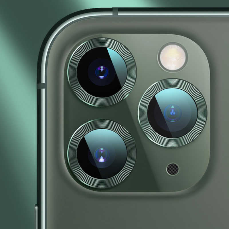 Apple iPhone 11 Pro Max Zore CL-01 Kamera Lens Koruyucu Siyah