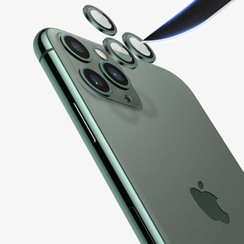 Apple iPhone 11 Pro Max Zore CL-01 Kamera Lens Koruyucu Siyah