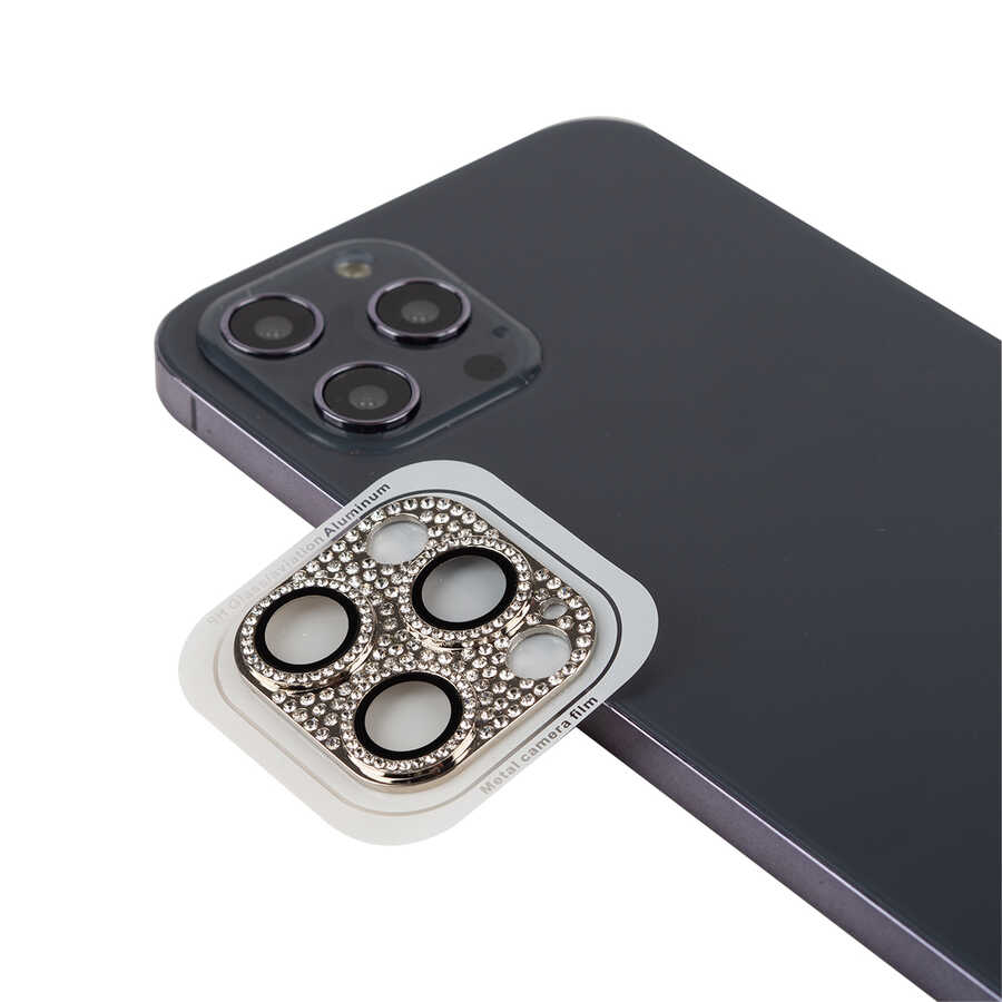 Apple iPhone 11 Pro Max Zore CL-08 Kamera Lens Koruyucu Pembe