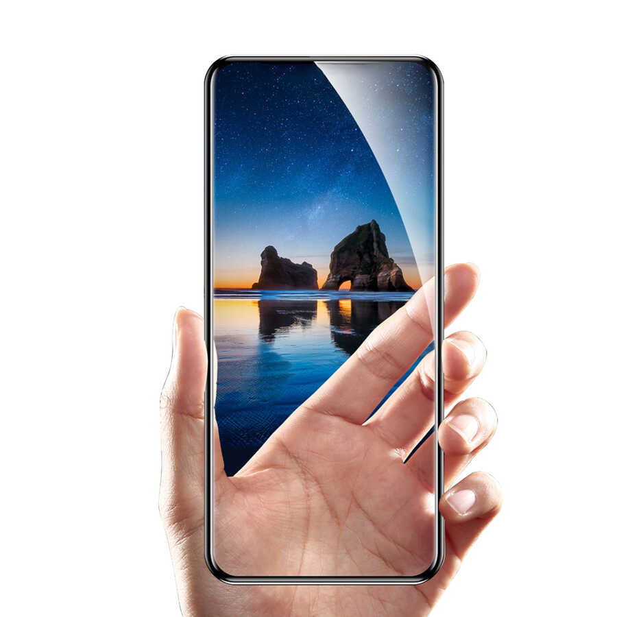 Apple iPhone 11 Pro Max Zore Secret Temperli Cam Ekran Koruyucu Siyah