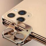 Apple iPhone 11 Pro Zore Metal Kamera Koruyucu Siyah