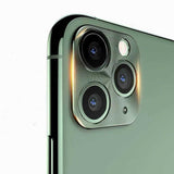Apple iPhone 11 Pro Zore Metal Kamera Koruyucu Yeşil