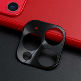 Apple iPhone 11 Pro Zore Metal Kamera Koruyucu Siyah