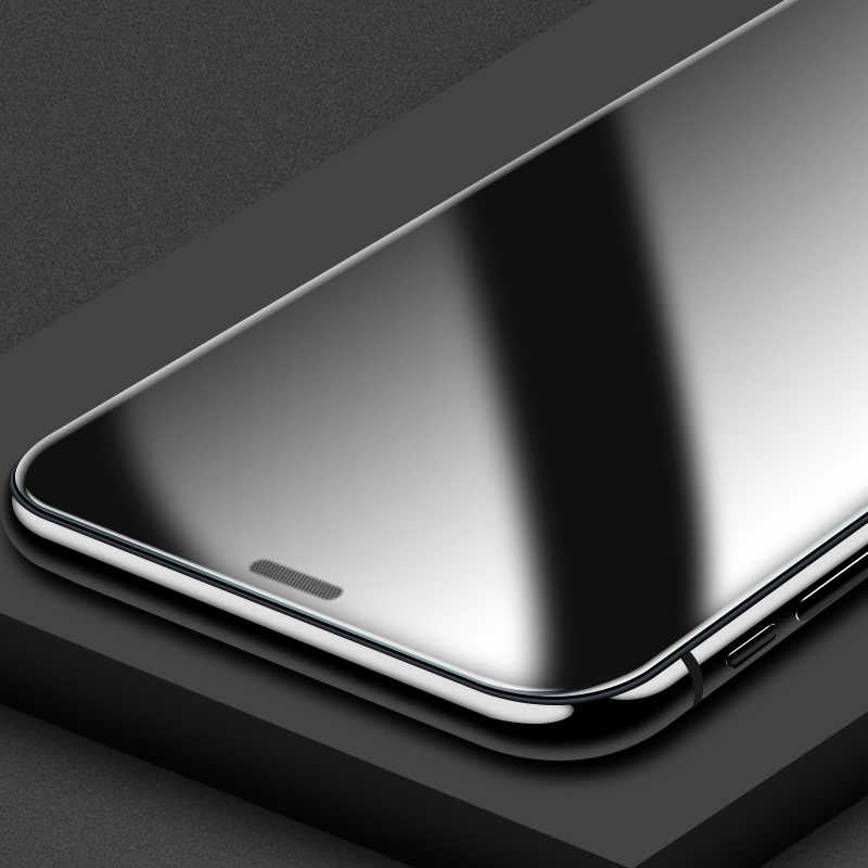 Apple iPhone 11 Pro Zore Anti-Dust Mat Privacy Temperli Ekran Koruyucu Siyah