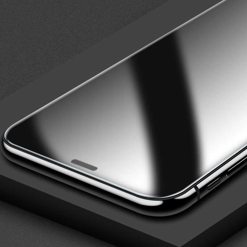 Apple iPhone 11 Pro Zore Anti-Dust Privacy Temperli Ekran Koruyucu Siyah